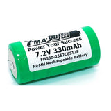 Auto Alarm Elektronische kehle Batterie Ni-Mh 7,2 V 330mAh Taste Wiederaufladbare Zell 26*52mm