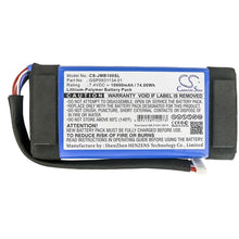 Cameron Sino 10000mAh Batterie GSP0931134 01 für Boombox, JEM3316,JEM3317,JEM3318