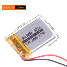 5pcs 402030 3,7V 200mAh Akku, geeignet für MP3 MP4 MP5 Uhr DVR GPS PDA BH-214 BH-111