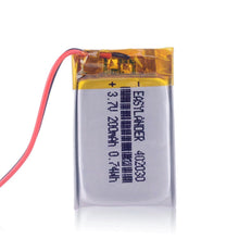 5pcs 402030 3,7V 200mAh Akku, geeignet für MP3 MP4 MP5 Uhr DVR GPS PDA BH-214 BH-111