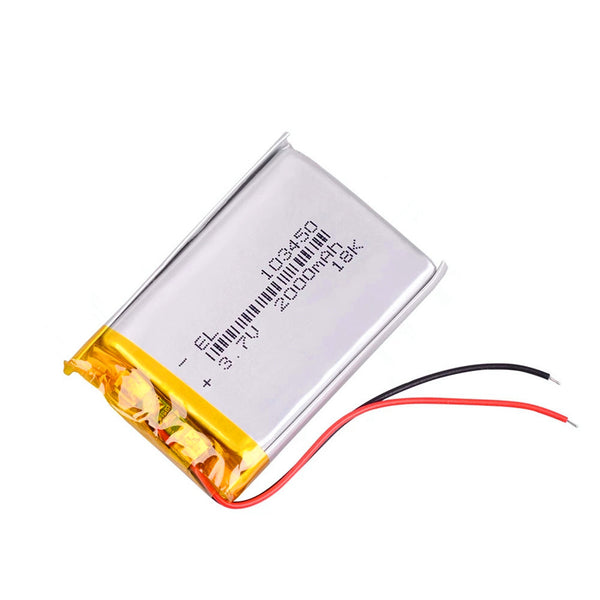 3,7 V 2000 mAh 103450 Lithium Polymer Lithium Batterie Navigator DVR GPS-Kamera