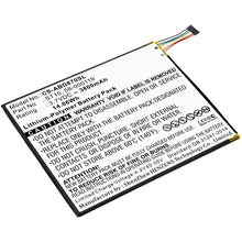 3.7V 3800mAh Tablette akku für  B00VKIY9RG Kindle Fire HD 10 Kindle Fire HD 10.1 SR87CV, SR87MC Li-Polymer