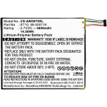 3.7V 3800mAh Tablette akku für  B00VKIY9RG Kindle Fire HD 10 Kindle Fire HD 10.1 SR87CV, SR87MC Li-Polymer