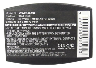 3.7V 950mAh Kabellose Kopfhörer akku für  C1060 C1060 Wireless Intercom RF1060 T-1 T-1 drive-thru headsets XT-1 Li-ion