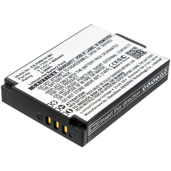 3.7V 800mAh Kamera akku für  FR Wearable Lifestyle Li-ion