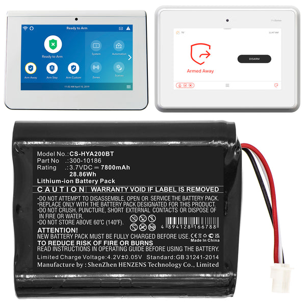 3.7V 7800mAh Alarm System akku für Pro 7 AI05-2 AIO7-1 AIO7-2 Command Smart Security Panel ADT7AIO ADT5AIO Li-ion
