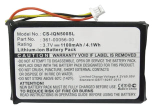 3.7V 1100mAh GPS, Navi akku für  DriveSmart 5 LMT Nuvi 30 Nuvi 50 Nuvi 50LM Nuvi 52 Nuvi 52LM Nuvi 52LMT Nuvi 55 Nuvi 55LM Nuvi 55LMT Li-ion