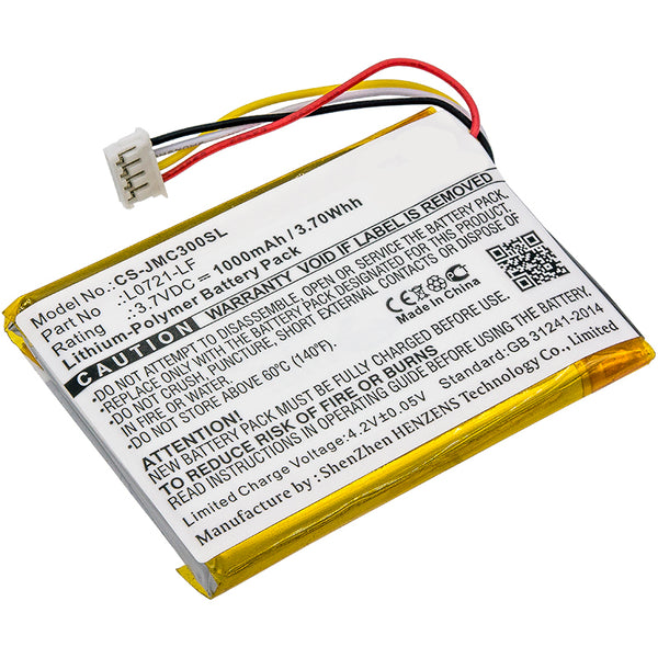 3.7V 1000mAh Lautsprecher akku für Clip 3 Clip 3AN Clip 3SAND Li-Polymer