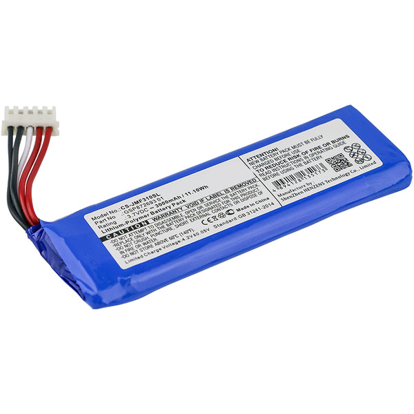 3.7V 3000mAh Lautsprecher akku für  Flip 4 Flip 4 Special Edition Li-Polymer