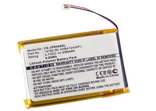 3.7V 230mAh Kabellose Kopfhörer akku für  Pro 9400 Pro 9450 Pro 9460 Pro 9465 Pro 9470 Li-Polymer