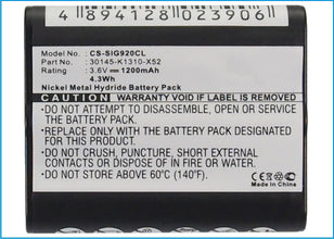 3.6V 1200mAh Schnurloses Telefon akku für Sony Telecom Universum Olympia Privileg Siemens GP Hoft & Wessel Telekom MBO Commodore Ni-MH