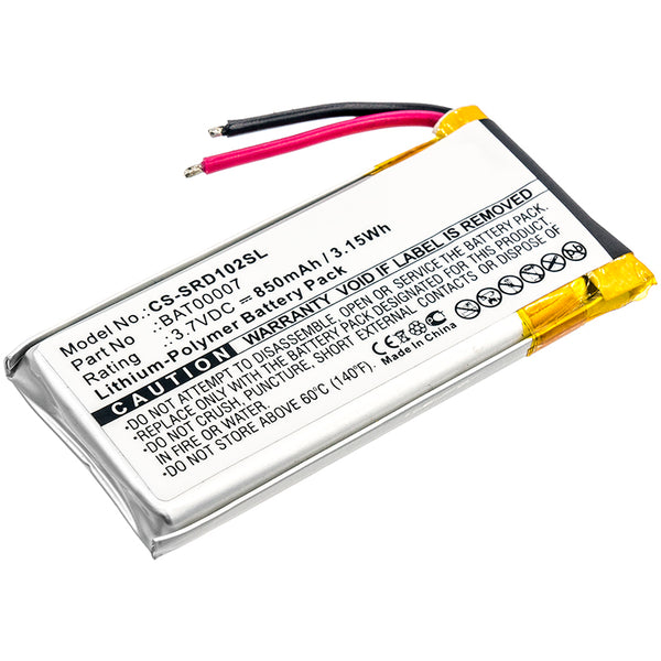 3.7V 850mAh Kabellose Kopfhörer akku für Packtalk Duo Scala Rider Packtalk SRPT0102 Li-Polymer