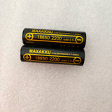 4pcs 3.7V 2200mAh 18650 wahre Kapazität 100% nagelneue wiederaufladbare Lithium-Batterie-Radio-Taschenlampe