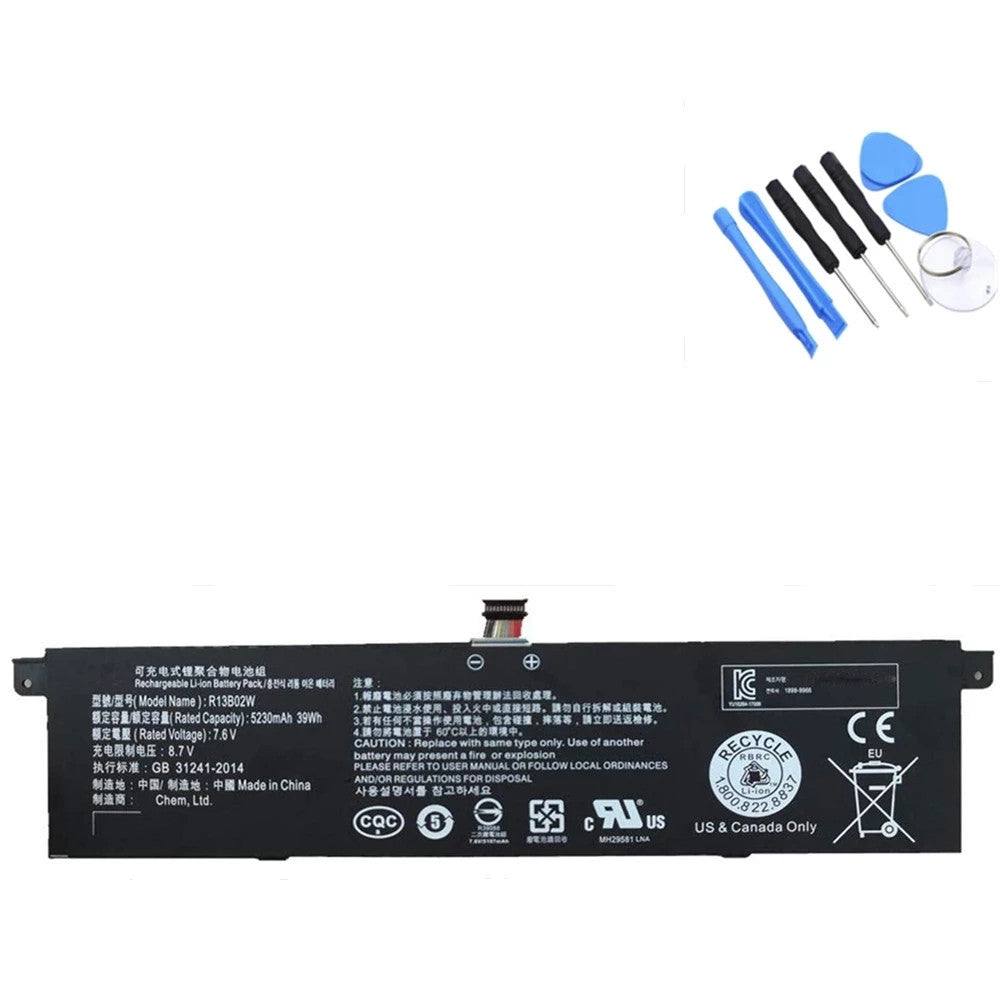 New R13B02W Laptop Battery For Xiaomi Mi Air 13.3 Series Tablet PC 5230mAh 39WH High Quality 2 Year Warranty R13B01W In Stock - 7 New R13B02W Laptop Battery For Xiaomi Mi Air 13.3 Series Tablet PC 5230mAh 39WH High Quality 2 Year Warranty R13B01W In Stock - 7