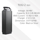 EU Lagerhaus 36V 20Ah Batterie lithium-ionen Ebike mit 20A BMS für Im Freien T032-2