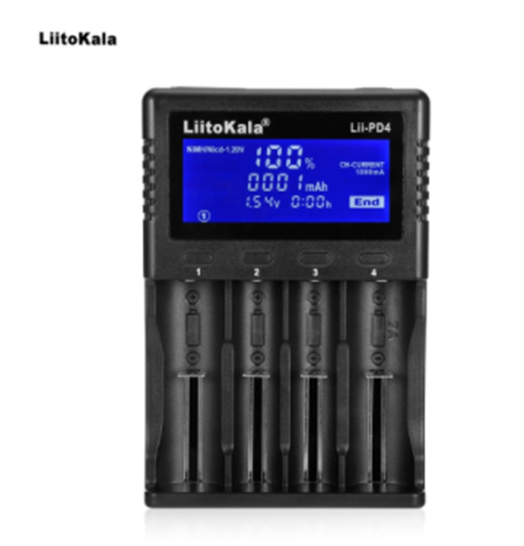 Liitokala Lii-100 Lii-202 Lii-402 Lii-PD4 LCD Akku-Ladegerät