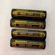 2pcs 18650 3.7V 2200mAh lithium batterie Button Top Für Taschenlampe Stirnlampe Mikrofone