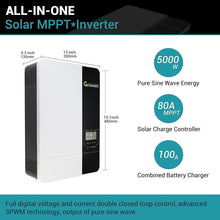 Growatt Solar Off-Grid Energy Storage 240Vac Wechselrichter Lieferant 5kw Wechselrichter 5000es