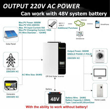 Growatt Solar Off-Grid Energy Storage 240Vac Wechselrichter Lieferant 5kw Wechselrichter 5000es